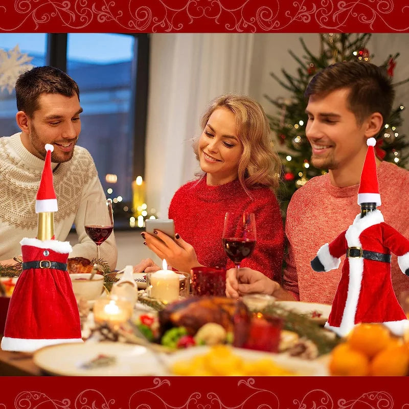 Creative Christmas Wine Bottle