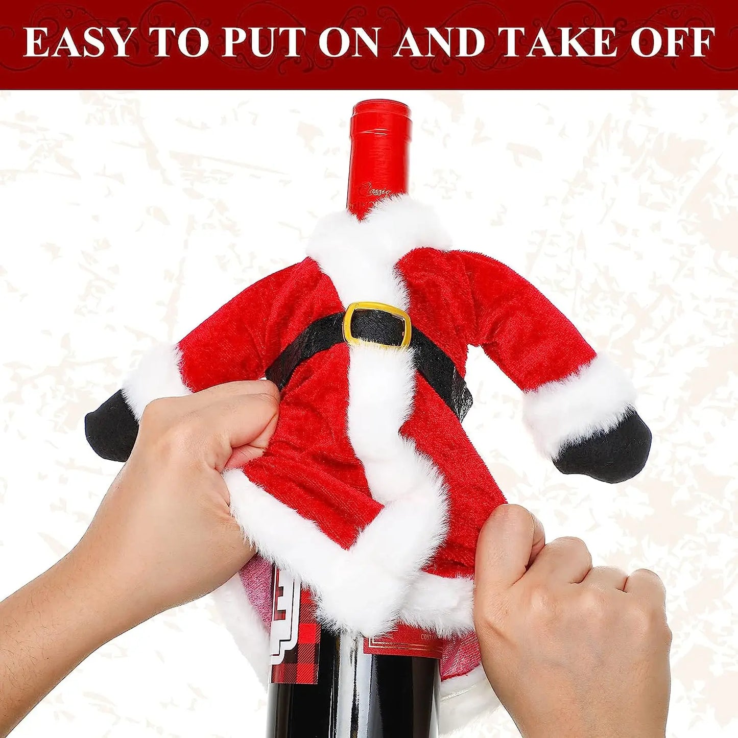 Creative Christmas Wine Bottle