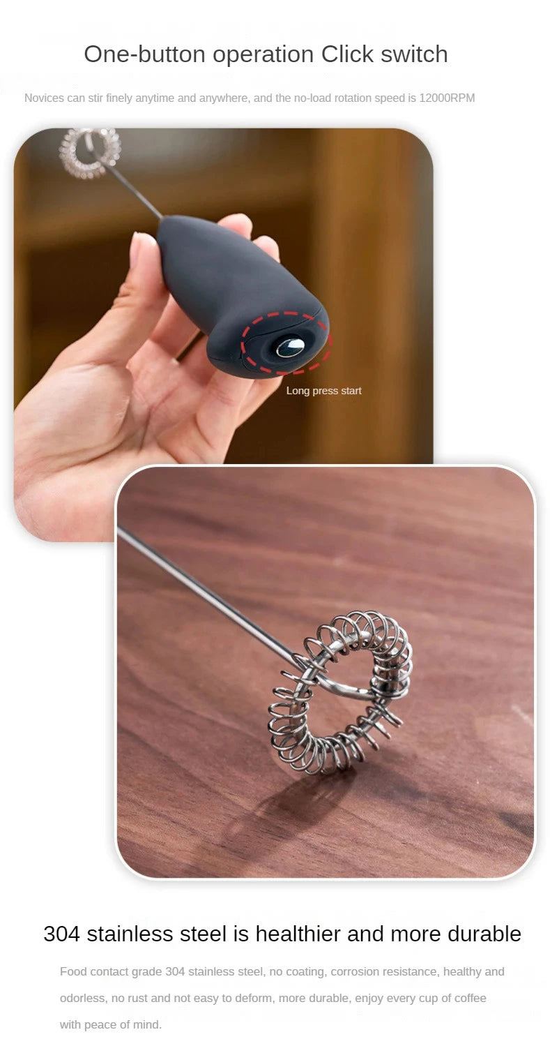 Electric Frother Handheld Mixer