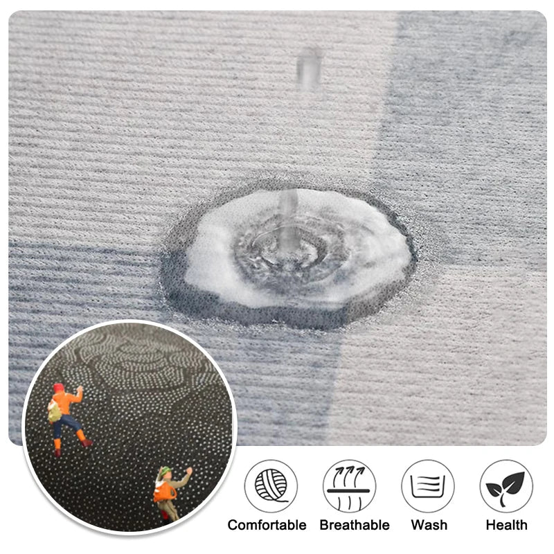 Super Absorbent Shower Bath Mat Bathroom Anti-Slip