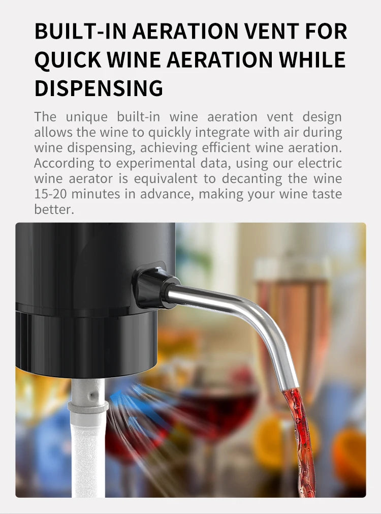 Rechargeable Electric Wine Dispenser