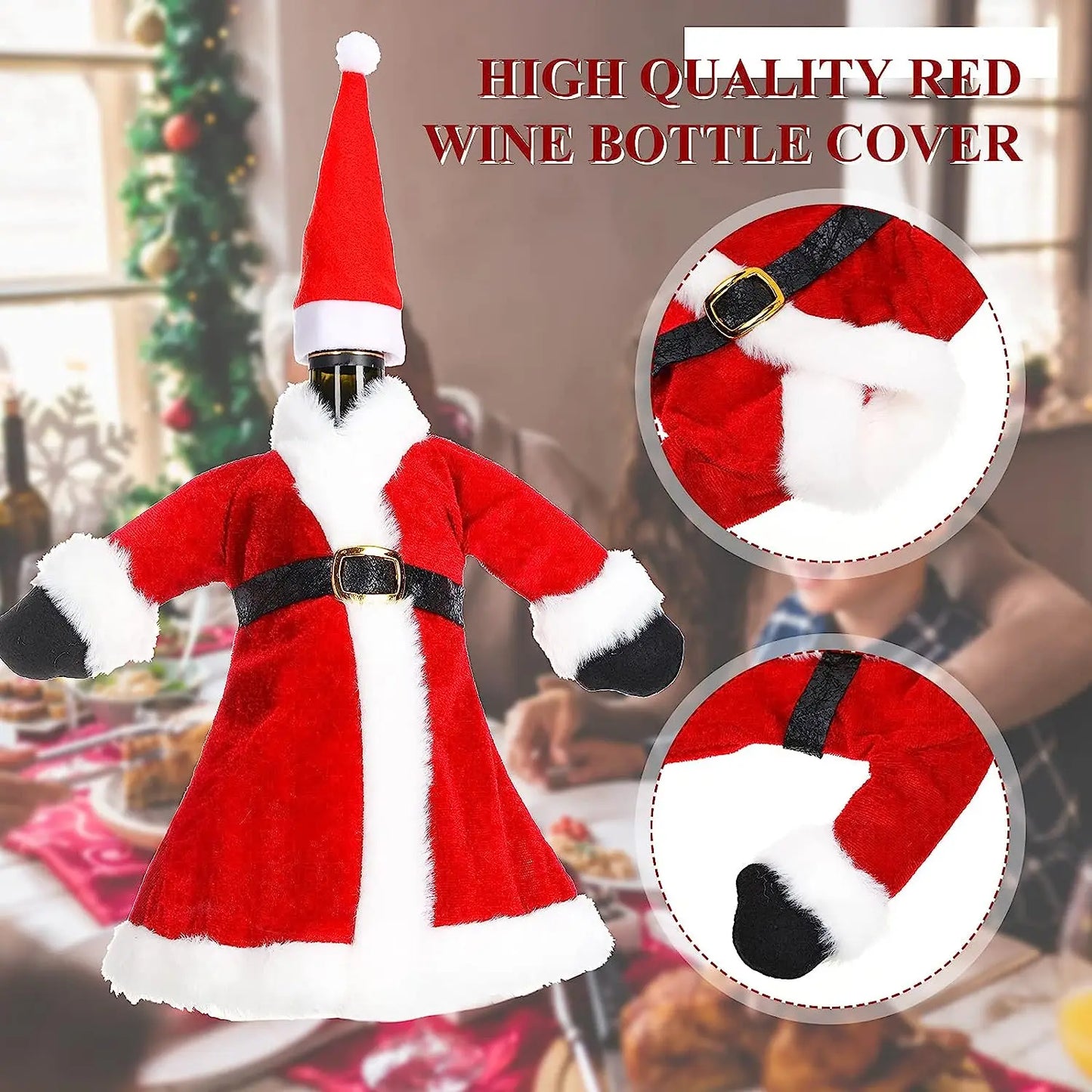 Creative Christmas Wine Bottle