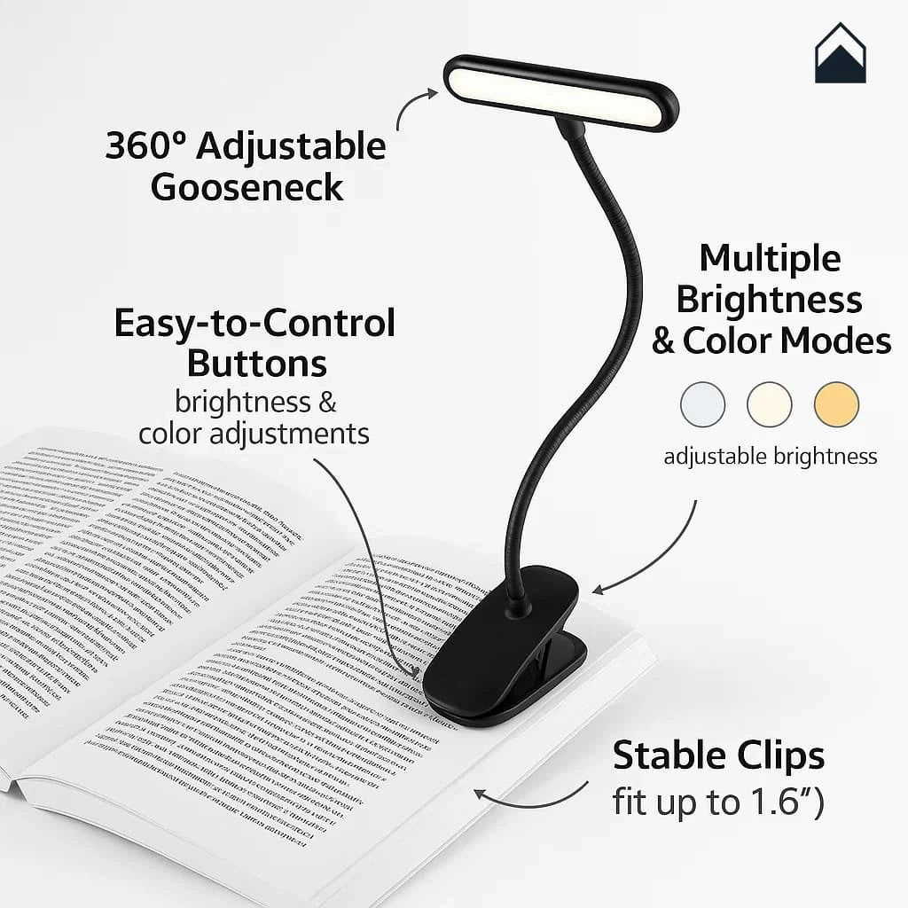 GlowMate™ - Rechargeable USB Reading Light