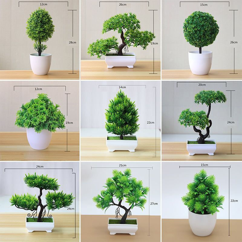 Artificial Plants Potted Green