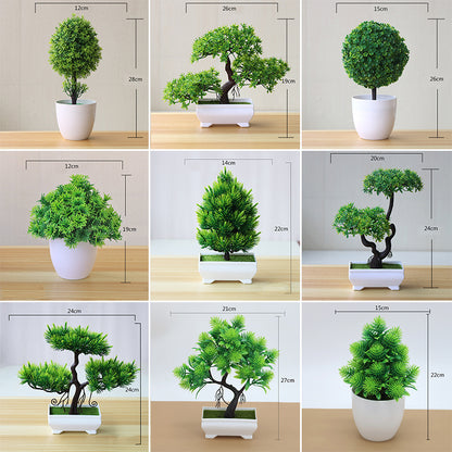 Artificial Plants Potted Green