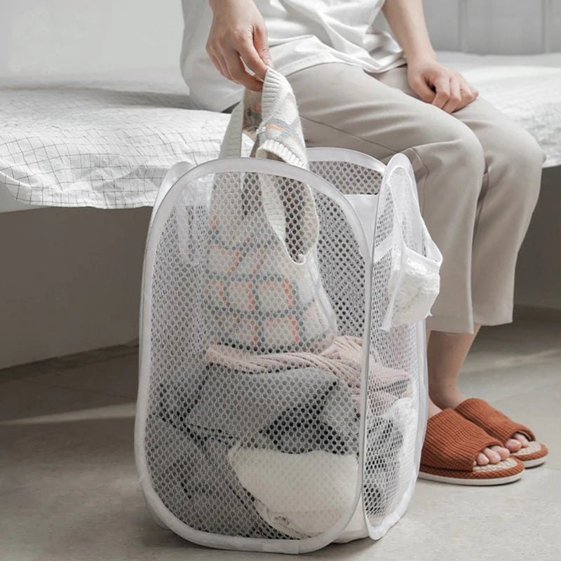 Folding Dirty Laundry Sorting Basket