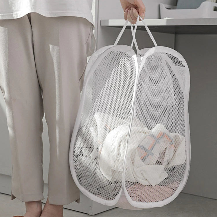 Folding Dirty Laundry Sorting Basket