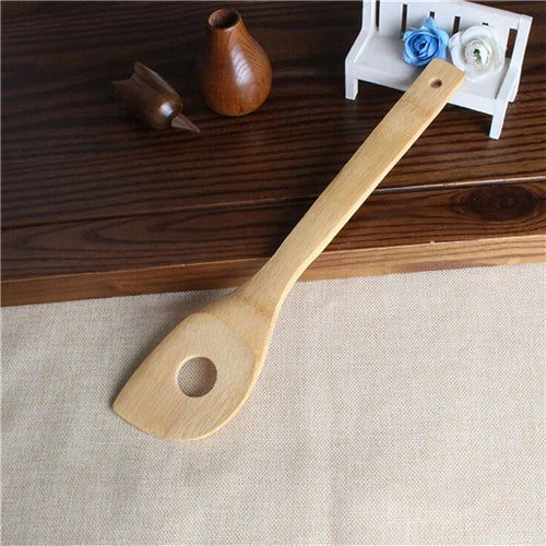 Bamboo Spoon Spatula Kitchen