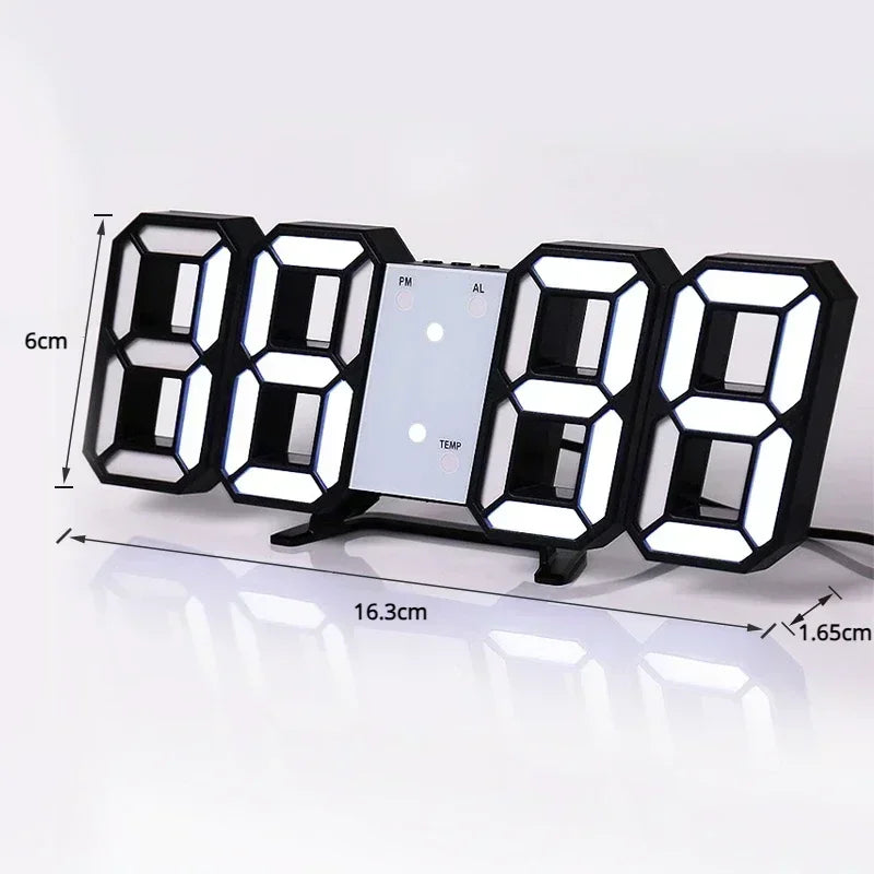 3D LED Digital Clock