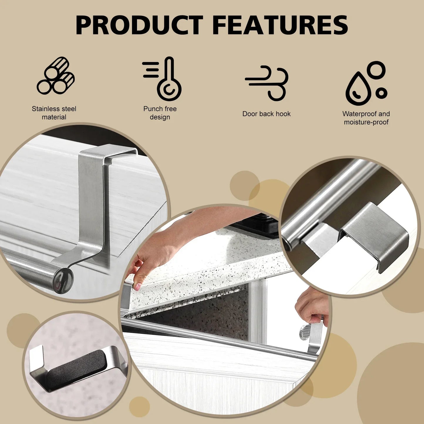 Wall Mounted Towel Rack Stainless Steel