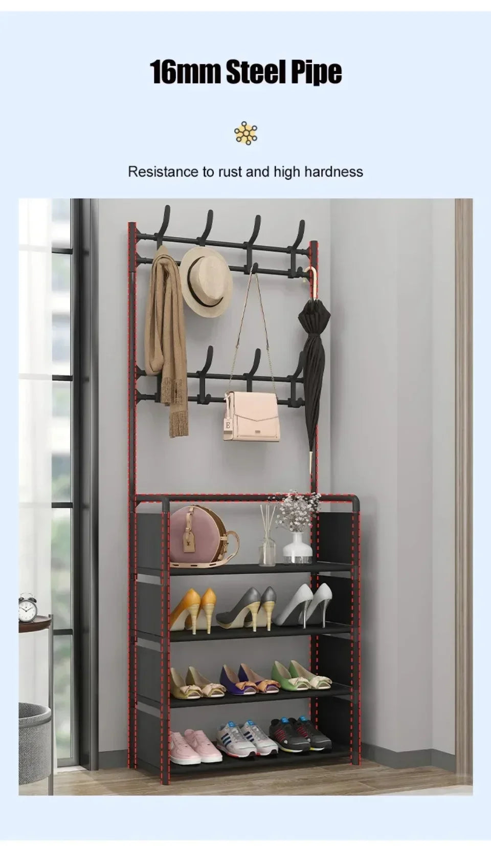 Clothes Hanger Multi-Layer Rack