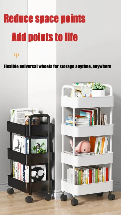 Bookshelf Storage Trolley