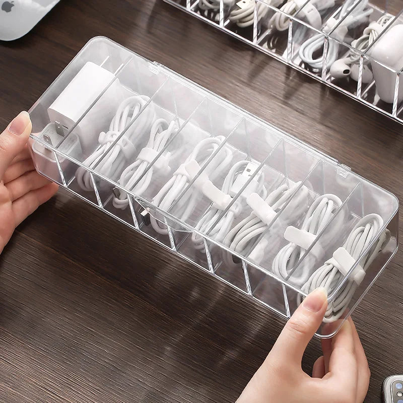 Dust proof storage cable box