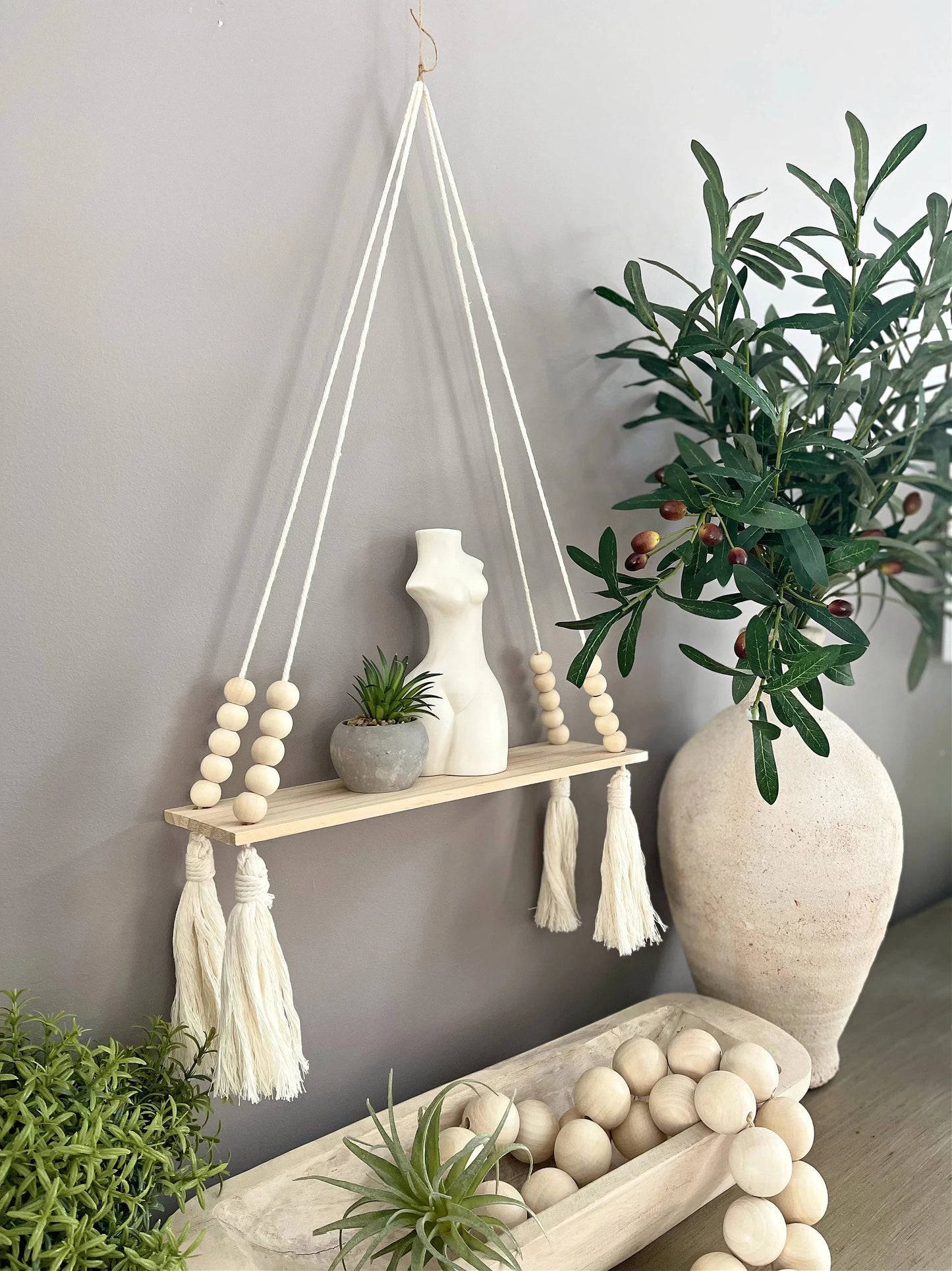 Wooden Wall Hanging Shelve