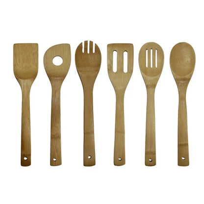 Bamboo Spoon Spatula Kitchen