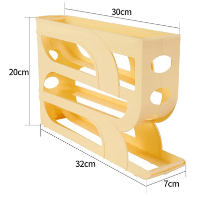 Household Automatic Rolling Egg Storage Box