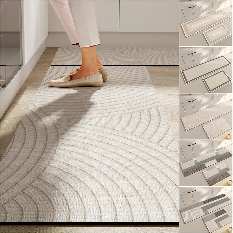 Super Absorbent Shower Bath Mat Bathroom Anti-Slip