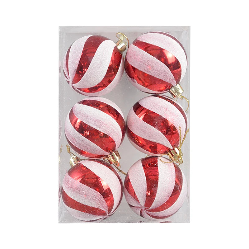 6Pcs/ Christmas Ball Ornaments