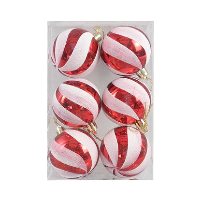 6Pcs/ Christmas Ball Ornaments