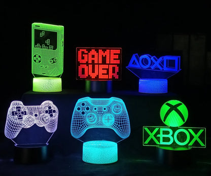 3D LED Gaming Party Lamp