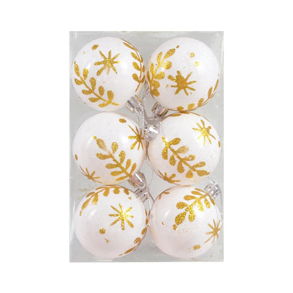 6Pcs/ Christmas Ball Ornaments