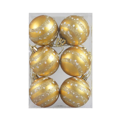 6Pcs/ Christmas Ball Ornaments