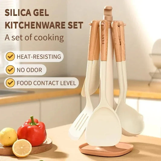 Silicone spatula set