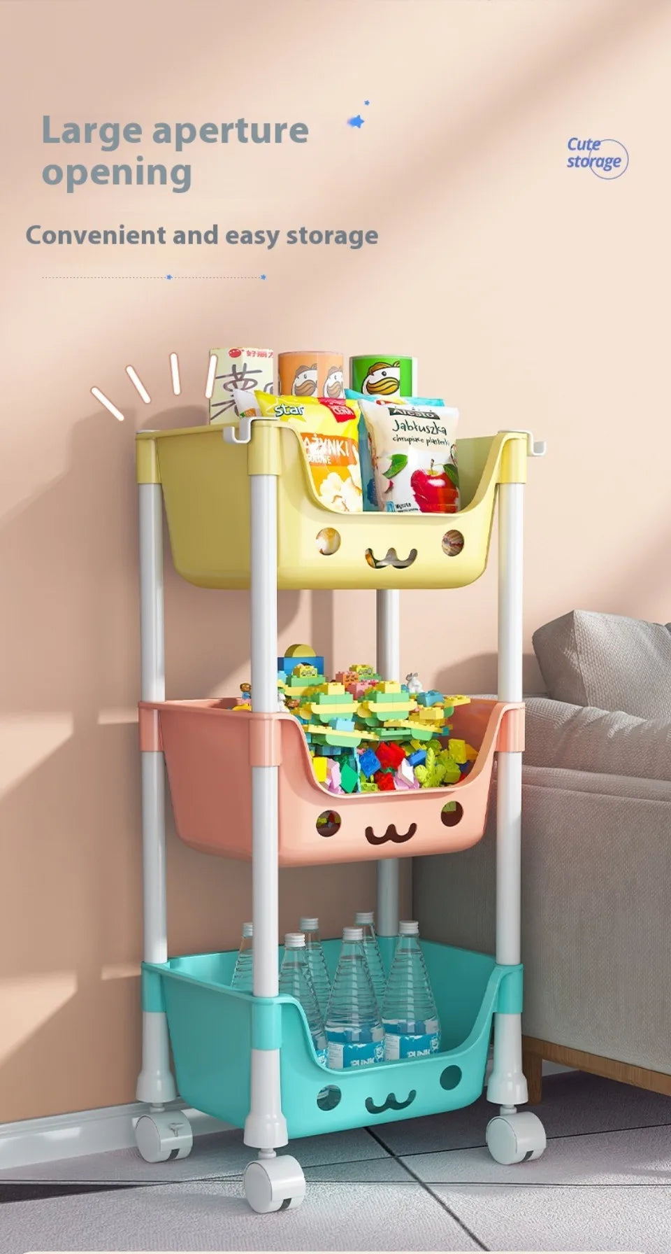 Bookshelf Snack Racks