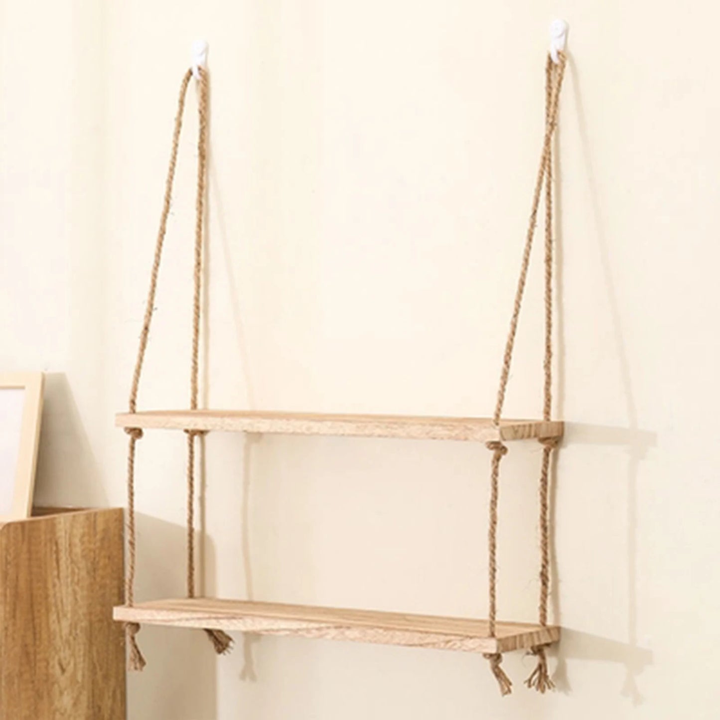 Wooden Floating Shelves for Wall Plant