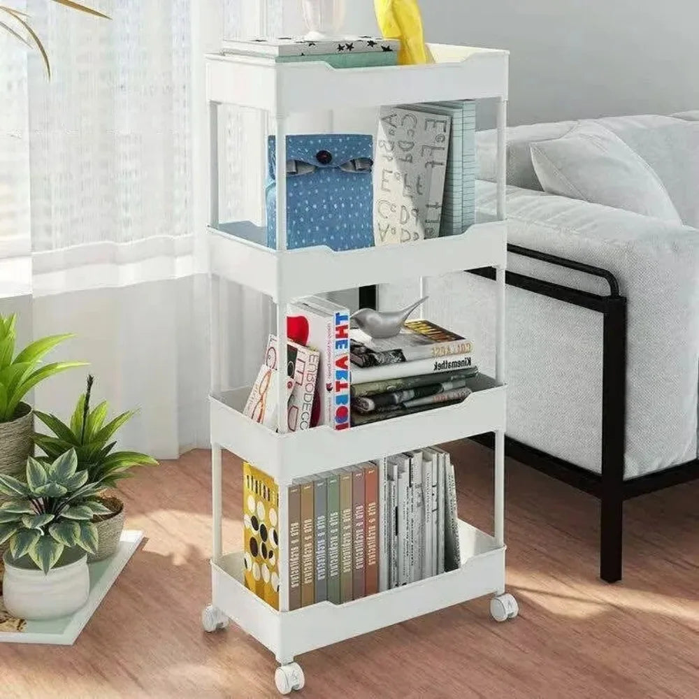 Bookshelf Storage Trolley