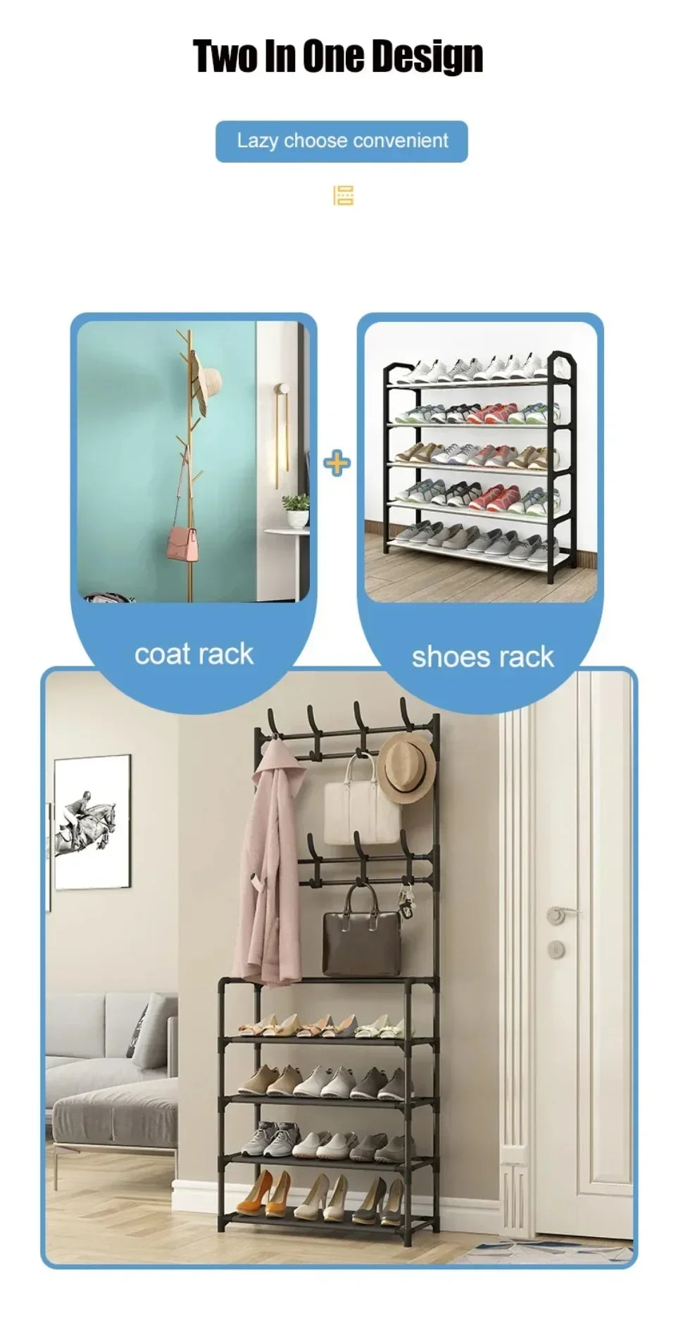 Clothes Hanger Multi-Layer Rack