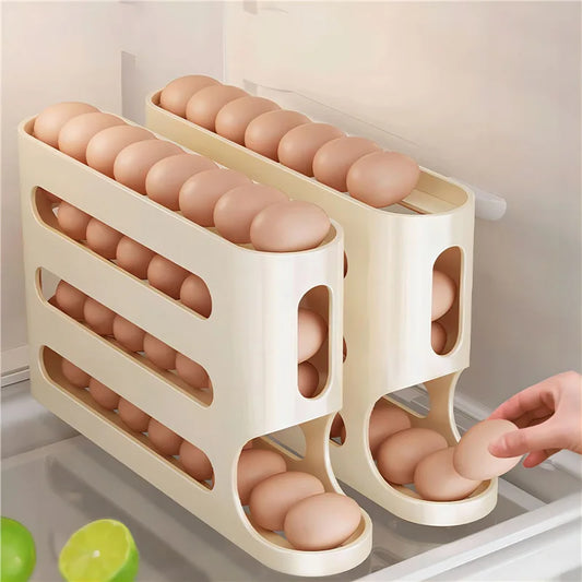 Household Automatic Rolling Egg Storage Box