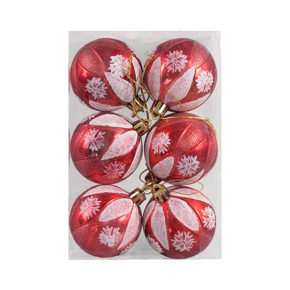 6Pcs/ Christmas Ball Ornaments