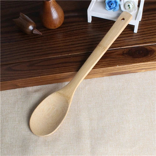 Bamboo Spoon Spatula Kitchen