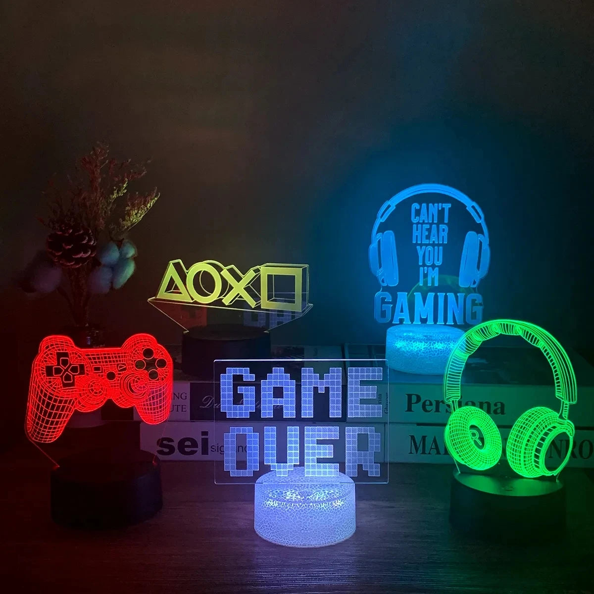 3D LED Gaming Party Lamp