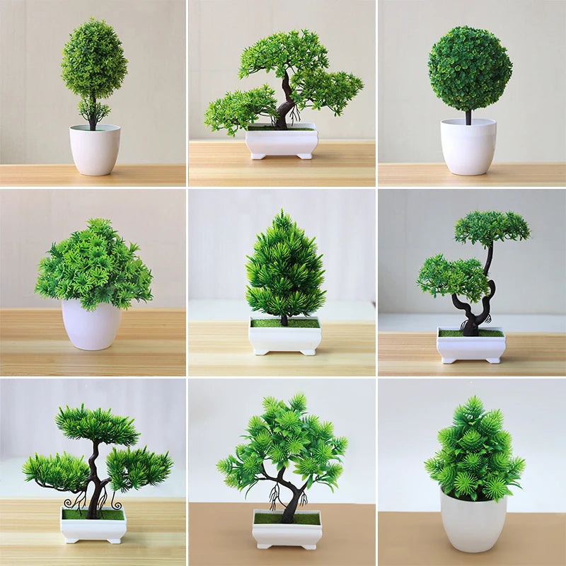 Artificial Plants Potted Green