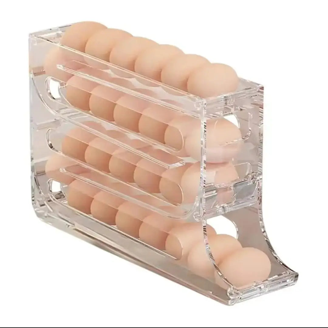 Household Automatic Rolling Egg Storage Box