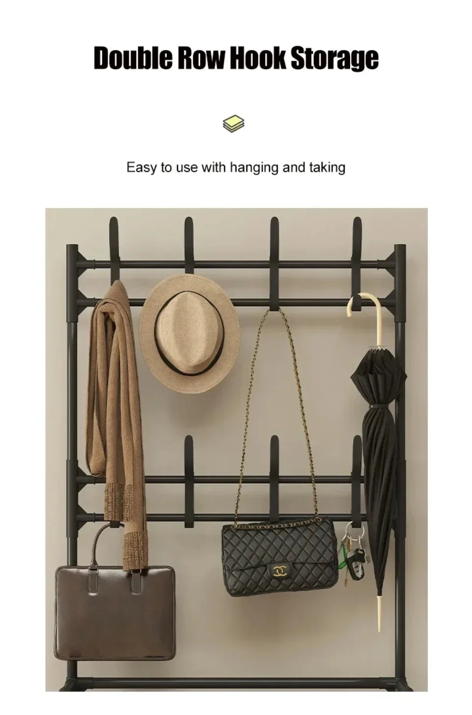 Clothes Hanger Multi-Layer Rack