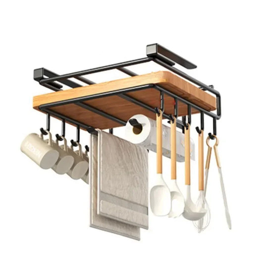 Under Kitchen Cabinet Hanging Organizer