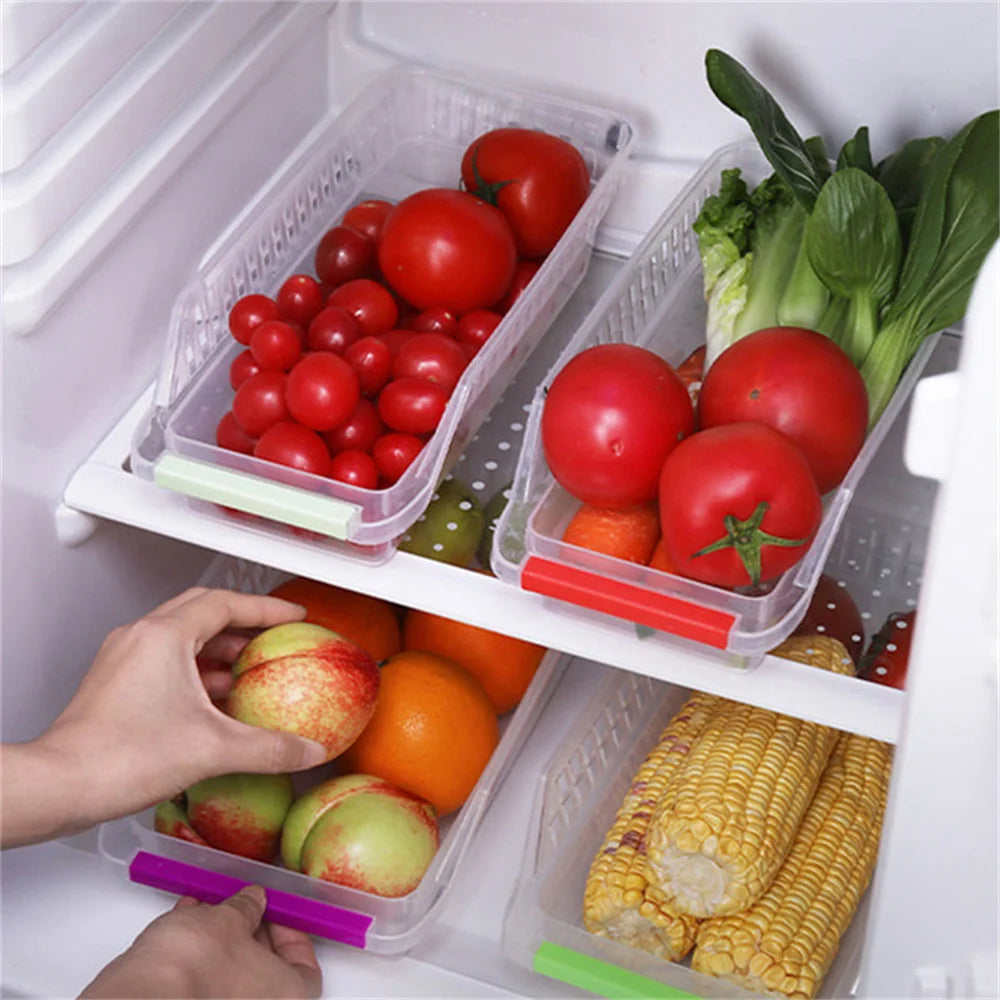 Transparent Refrigerator Storage