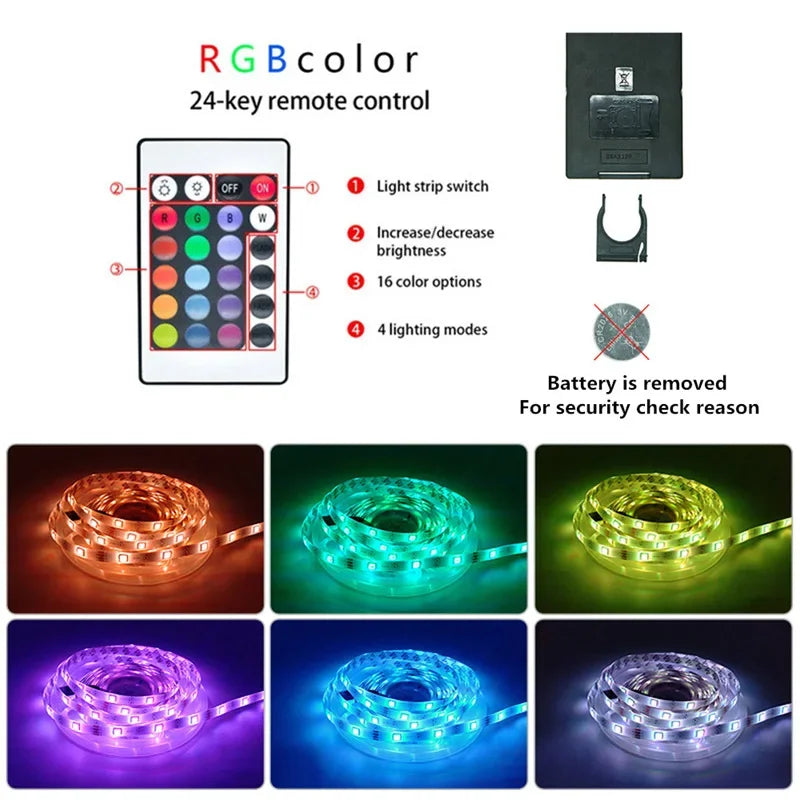 USB LED Strip Lights RGB 5050 Led Light