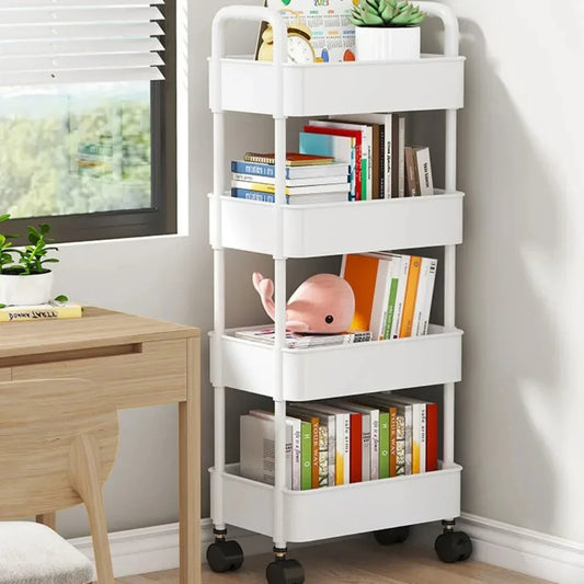 Bookshelf Storage Trolley