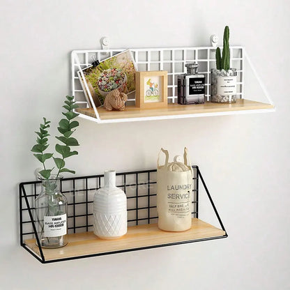 Wall Mounted Shelves Without Drilling