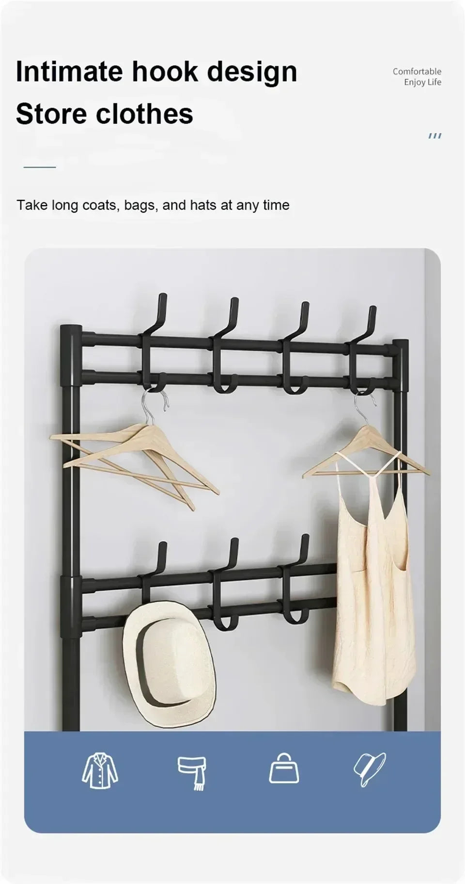 Clothes Hanger Multi-Layer Rack