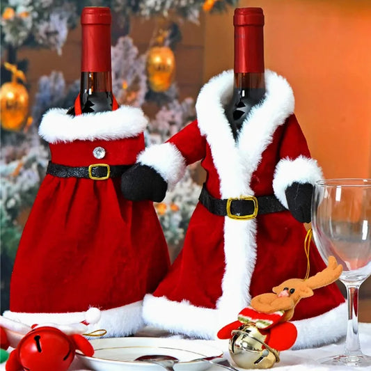 Creative Christmas Wine Bottle