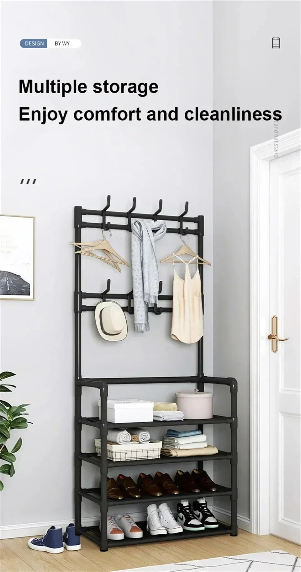 Clothes Hanger Multi-Layer Rack